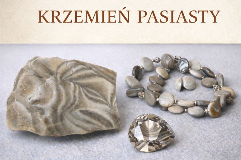 Biżuteria z krzemienia pasiastego